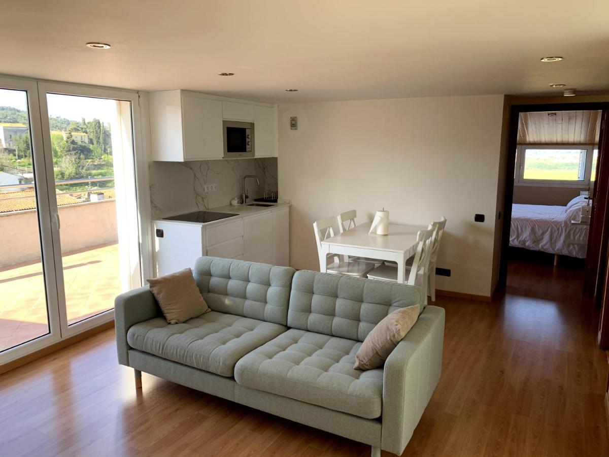 Apartamento entero con vistas panorámicas Avinyonet del Penedes Exterior foto